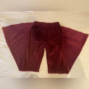 Beautiful velvet flare pants